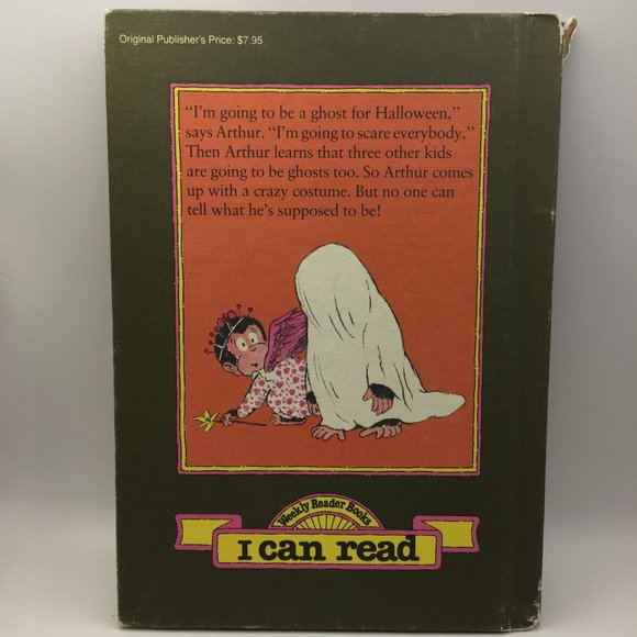 Vintage I Can Read Children's Beginning Hardback Book Arthur's Halloween Costume - Picture 9 of 9